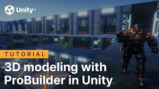 3D modeling with ProBuilder in Unity  Tutorial [upl. by Niccolo]