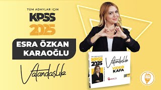 1 Hukukun Temel Kavramları 1  Esra Özkan Karaoğlu KPSS VATANDAŞLIK 2024 [upl. by Kobi858]