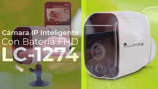 Cámara IP Inteligente Con Batería Full HD LC1274 [upl. by Refinnaj]