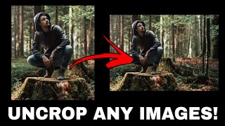 How To Uncrop Images  Uncrop Images AI  Extend Image Background [upl. by Ikciv]