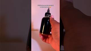 The darker the oil the more hair grows or whatever he said 😂 type4hair hairgrowth hairgrowthoil [upl. by Whatley]