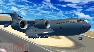 Alphasim  Virtavia C17 Globemaster III Model Details  FSX Gameplay HD [upl. by Lil534]