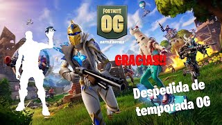 Final temporada OG fortnite fortnitebattleroyale [upl. by Nitnilc356]