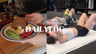 dailylog71  bol sohbetli makyaj spor rutinim smoothie [upl. by Iccir]