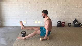 Parallette LSit Taps over Kettlebell [upl. by Cassiani536]