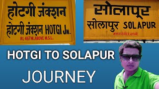 Hotgi To Solapur Journey  Railway Electrification Updated [upl. by Elades]