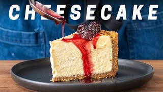 Creamy and Decadent New York Cheesecake No Waterbath [upl. by Slaughter708]