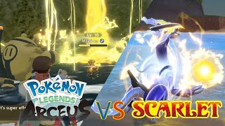 87 Thunder  Legends Arceus VS Scarlet [upl. by Etnaihc38]