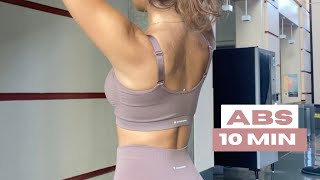 ABS SHREDDING 10 MIN INTENSE HOME WORKOUT [upl. by Ireva]