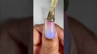 💜 easynailart gradientnails ombrenails naildesigns shorts [upl. by Raoul]