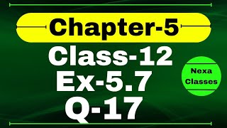 Class 12 Ex 57 Q17 Math  Differentiability  Q17 Ex 57 Class 12 Math  Ex 57 Q17 Class 12 Math [upl. by Akinehc]