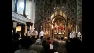 KYRIE Pontifical Traditional Latin Mass Cardinal Burke AMSTERDAM FSSP [upl. by Reidid]