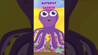 🐙Ahtapot 🐠Denizatı 🪼Denizanası Şarkısı miniyoçocukşarkıları ahtapot denizatı denizanası [upl. by Beedon]