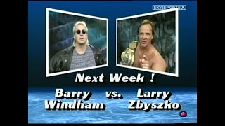 Barry Windham vs Larry Zbyszko Worldwide Nov 2nd 1991 [upl. by Livy96]