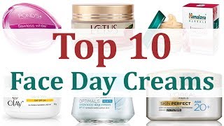 Top 10 Face Day Creams​ [upl. by Dehlia239]