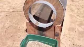 Beach sand sifting machine [upl. by Ayrad281]