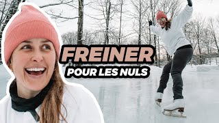 Tutoriel FREINAGE en PATIN À GLACE  technique pour les nuls [upl. by Tnahsin337]