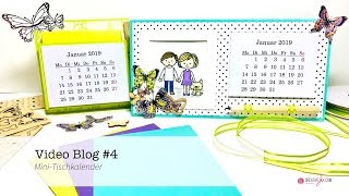 Video Blog 4  Das Jahr beginnt  mit einem MiniTischkalender [upl. by Venu]