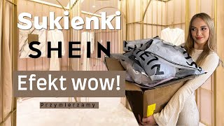 Wielki HAUL z sukienkami SHEIN  Sukienki wieczorowe koktajlowe pod lupą  HUGE SHEIN HAUL [upl. by Yelsnya658]