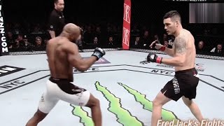 Yoel Romero vs Chris Weidman Highlights Brutal KNOCKOUT ufc mma yoelromero chrisweidman punch [upl. by Dorran446]