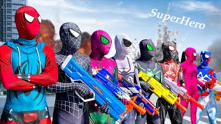 What If 8 SpiderMan Bros In 1 House   SPIDERMANs Story New Season 5  All Action Funny [upl. by Ereveniug]