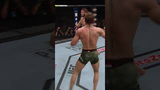 When Khabib dropped Conor McGregor 👀 nocommentary [upl. by Llehsyt]