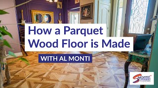 How a Parquet Wood Floor is Made  Supreme Hardwood Floors  Large Parquet Tiles [upl. by Hinckley]