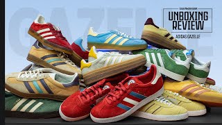 ADIDAS GAZELLE PARA TODOS OS GOSTOS  UNBOXINGREVIEW adidas Gazelle [upl. by Farra712]