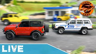 Diecast Model Cars and Trucks stopmotion Race amp Crash [upl. by Sanoj]