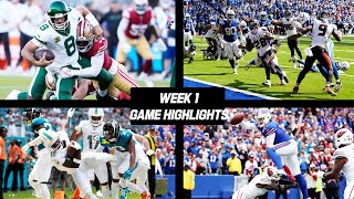 Every Week 1 Game Highlight [upl. by Hoenack]