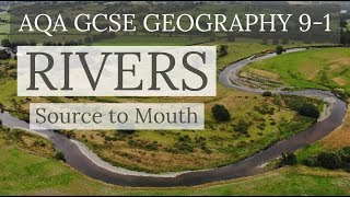 RIVER SEVERN  SOURCE TO MOUTH FLYBY  AQA GCSE 91 Geography 2019 [upl. by Yelrebmyk]