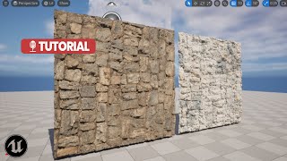 Displacement Map  Unreal Engine 54 Tutorial [upl. by Nataline678]