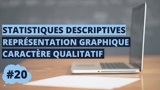 Représentation graphique caractère qualitatif  statistiques 1 Tuyau d’orgue diagramme circulaire [upl. by Bunde]