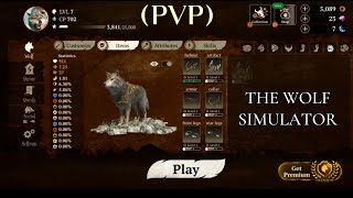 The Wolf Simulator Walkthrough Gameplay PVP [upl. by Attiuqahs]