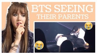 WHEN BTS SEE THEIR PARENTS nearly cried lol  ItsGeorginaOkay [upl. by Luana]