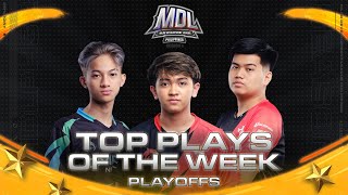 MDL PH Weekly Top 5 Plays  Playoffs [upl. by Adnwahsor]