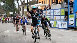 Coppi e Bartali 2014 arrivo 1 Tappa  vittoria di Ben Swift [upl. by Showker]