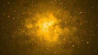 Golden Particles Dust Space 4K Background  Universe Nebula Light Screensaver  Mood Wallpaper [upl. by Lepp]