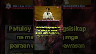 Peace communitybuilding deescalaltion  The Philippines cannot yield waver sabi ni PBBM SONA 2024 [upl. by Arratal]