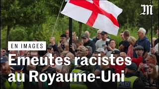 Des émeutes racistes dextrême droite ébranlent le RoyaumeUni [upl. by Simonetta448]