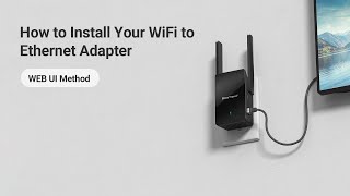 How to Set up BrosTrend AX3000 WiFi to Ethernet Adapter by Using the WEB UI Method [upl. by Adnahc810]