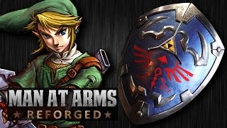 Links Hylian Shield Legend of Zelda  MAN AT ARMS REFORGED [upl. by Ettenuj]