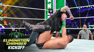 Dominik Mysterio delivers right hand to Miz WWE Elimination Chamber 2022 WWE Network Exclusive [upl. by Glogau298]