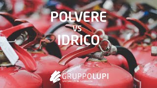 Confronto tra estintori a polvere vs idrico in ufficio [upl. by Retsehc979]