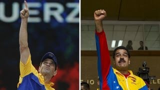 Maduro y Capriles comienzan su pulso electoral [upl. by Ramsden]