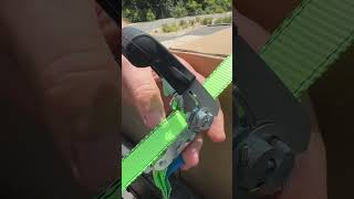 How To Secure Your Trailer Load Using Ratchet Straps shorts cartips [upl. by Rettig125]