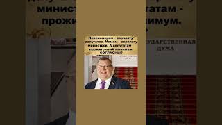 Пенсионерам  зарплату депутатов а депутатам  прожиточный минимум Хорошее решение [upl. by Letsirhc]