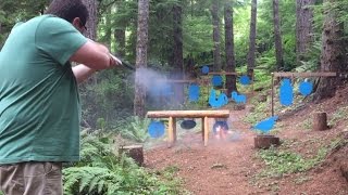 Shotgun 00 Buckshot vs AR500 Steel Targets part1 [upl. by Housum]