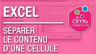 Excel  Séparer le contenu dune cellule [upl. by Vola]