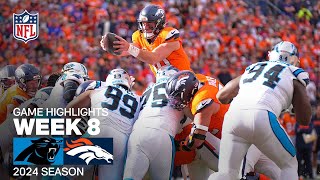 Carolina Panthers vs Denver Broncos  2024 Week 8 Game Highlights [upl. by Amann]